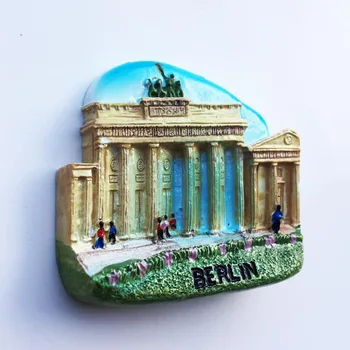 Creativ, magnet de frigider autocolant, Berlin, Germania, Brandenburg Gate suveniruri turistice decorative