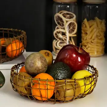Creative Japonez Stil Retro Țesute Manual De Stocare A Apei Coș Cu Fructe Tabelul De Sus Piele De Căprioară De Depozitare Coș De Pâine Copt Deserturi Iarbă B