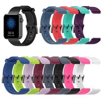 Curea din silicon pentru Xiaomi MI Smart Watch Sport de Înlocuire Brățară Originală Watchband pentru Xiaomi Watchband 18mm Universal Band