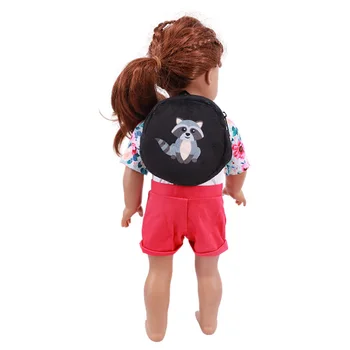 Curea rucsac Sac Papusa-Haine pentru animale de Companie Drăguț Pentru 18 Inch American&43cm Renăscut Baby Doll Accesorii Generația Noastră Fete Jucărie 1/3 Bjd