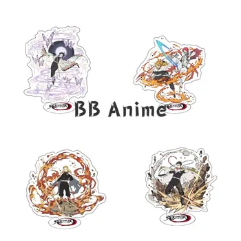 Demon Slayer Rengoku Kimetsu Nu Yaiba Acrilic Jucarii Model Nelimitat Tren Figura Anime Decor Figurina Breloc