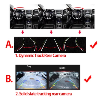 Dinamic Traiectorie Linie de Parcare Auto Reverse Backup Vedere din Spate Portbagaj Mâner Camera Pentru BMW X3 F25 2010~Viziune de Noapte CCD hd