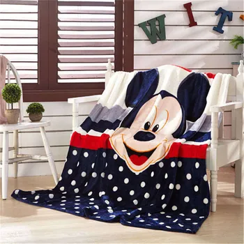 Disney Spider-Man Mickey Minnie mouse elsa pătură de Desene animate Pătură pentru Copii Adult copil Pat Canapea extensibilă pentru copii pătură de lână
