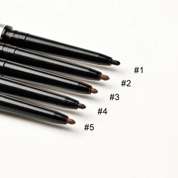 Dublu-cap de 1,5 mm grosime Creion Sprancene Private Label Argint Sprânceană Creion rezistent la apa Usor De purtat Machiaj Cosmetic Sprancene Amelioratori
