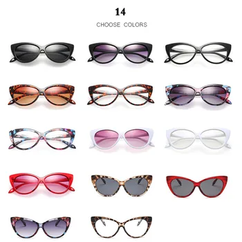 Elbru Cat Nuanțe de Ochi pentru Femei de Moda ochelari de Soare Brand Femeie Vintage Retro Triunghiular Cateye Ochelari de Soare Sexy oculos feminino