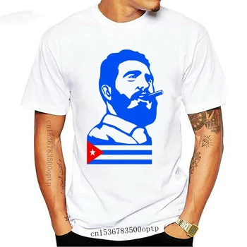 Fidel Castro Cuba Unisex T Camasa Pentru Tineri De Varsta Mijlocie De Vârstă Tricou