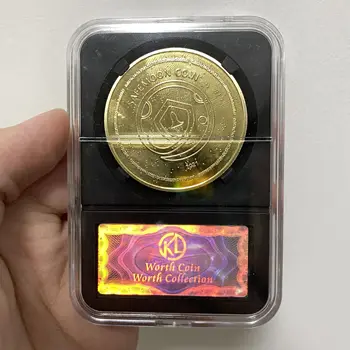 FLC CO56 SAFEMOON MONEDĂ Digitală Bani, Moneda de Aur sau Argint Placat cu Crypto Monedă Cryptocurrency de Colectie, Minunat Cadou Monede