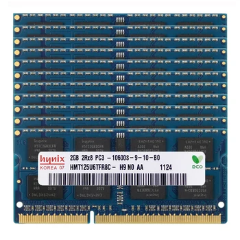 Folosit 10buc mult de 2GB PC3-8500S DDR3 1066MHz 204pin 1.5 V so-DIMM RAM Laptop Memorie Unbuffered