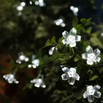Ghirlanda de Lampa cu Lumini Zână Floare de Cristal Cherry Crăciun Decoruri LED Lumini Șir de Nunta de Interior Decorative de Lumină USB