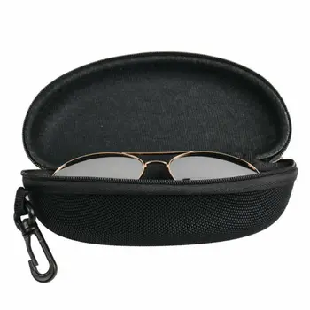 Greu Ochiul de Sticla Cutie de Caz Solid EVA ochelari de soare Protector de Călătorie de Moda cu Clip Curea cu Fermoar Ochelari de Cazuri