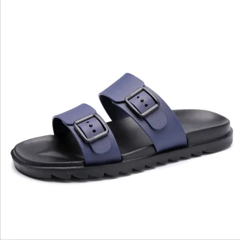 H50 Designer de Sandale de Vară Om de Piele de Bază EVA Jos Casual Casa Papuci Moi Pentru Plajă în aer liber pantofi