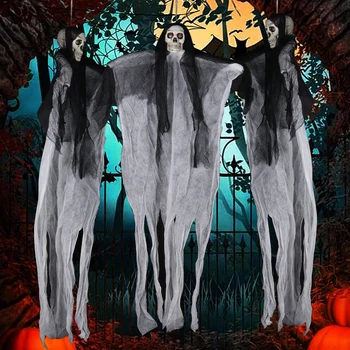 Halloween Decoratiuni De Gradina Fals Craniu Schelet Led-Uri Stralucitoare De Dovleac Tombstone Haunted House Decor Decor Horror Halloween Party