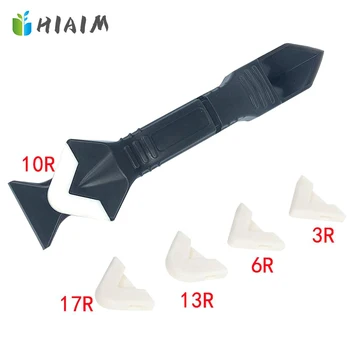 HIAIM Silicon Remover Călăfătui Finisher de Etanșare Netedă Racleta Mortar Kit de Instrumente cu Cusătură Bandă de Plastic Scule de Mână Set Accesorii