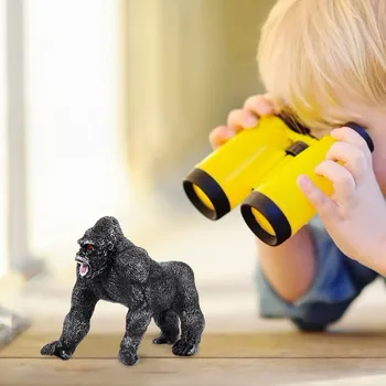 Ia Model Animal Realist Gorilă, Cimpanzeu Educație Figura Jucarii Copii Figurina de Colectie din Cauciuc Moale Animale de jucărie pentru Copii