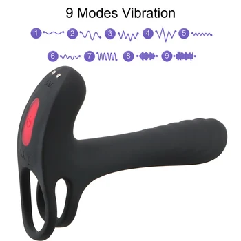 IKOKY G-Spot Orgasm Vibratoare Jucarii Sexuale Pentru cupluri Penis în Erecție de Lungă Durată Vagin, Clitoris Stimularea Mamelonului Masaj Inel pentru Penis