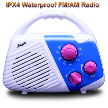 IPX4 rezistent la apa FM/AM Radio Radio Portabil Recevier Difuzor Puternic cu Sunet Șocant cele mai Bune Cadouri pentru Părinți, Prieteni