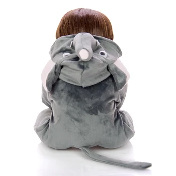 KEIUMI Desene animate Realiste Elefant Renăscut Baby Boy Păpuși 18 inch din Silicon Moale de Vinil Boneca Renăscut Moda pentru Copii Cadouri de Ziua