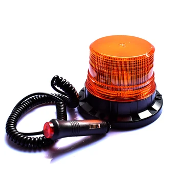LED Strobe Lumina de Poliție 12v/24v Amber Lumini de Avertizare,de Urgență Flash rază de Lumină, cu Magnetic pentru Stivuitoare Vehicul
