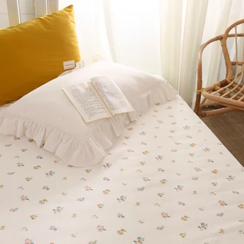 Lenjerie de pat floral din bumbac lenjerie de pat cameră dublă mare lenjerie de pat dormitor decor personalizat dimensiune lenjerie de pat