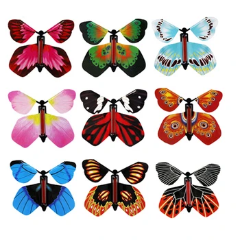 Magia jucăriilor mână de transformare zbura fluture recuzită multi-modele frumoase de hârtie fluture pentru copii si adulti surpriză amuzant jucarii
