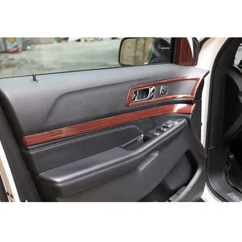 Masina noua-styling Pentru Ford Explorer 2016 2017 2018 Ușa Mașinii Panoul Interior Decor Benzi Tapiterie ABS Muluri Accesorii 4buc