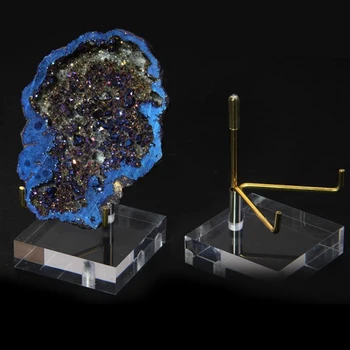 Minerale Agat Fosile De Corali Acrilic Din Plastic Clar Display Stand Titular