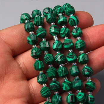 Moda Fatetate Verde Malachit cu Dungi Piatra Margele OIive Forma Vrac Piatra Margele pentru Bijuterii DIY Brățară Colier de 7.5