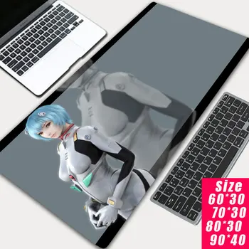 Mouse pad laptop antiderapante anime evangelion semn tastatură de calculator mouse pad mare mouse pad tastatură moale masa de joc mat