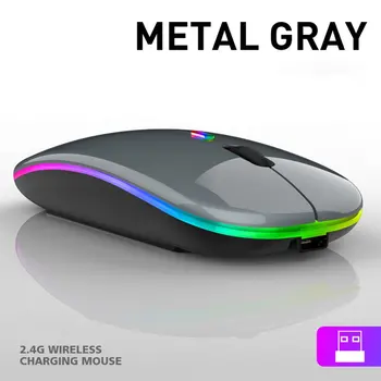 Mouse-ul Wireless Reîncărcabilă RGB compatibil Bluetooth 2.4 G Tăcut Laptop Gaming Mouse Gamer Reîncărcabilă Mouse-ul pentru Computer mouse-ul