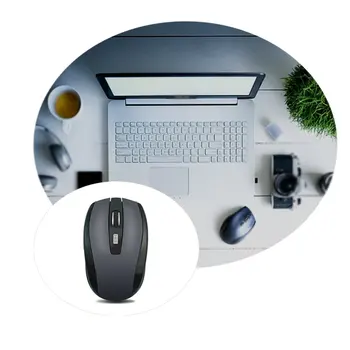 Mouse Wireless Mini Mouse de Calculator Optic USB Receptor Ergonomic USB Mause Soareci Pentru Mac Desktop, Laptop, Notebook