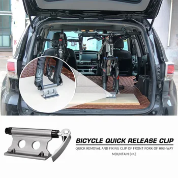 MTB Biciclete Rutier Furca Fata Suport stativ Portabil Rack de eliberare Rapidă Furculita Instalare Montare Bicicleta Bloc Camion Raft Fix Clemă