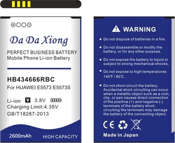 New Sosire Model [ HB434666RBC ] Baterie de Telefon pentru Huawei E5573S-32 E5573S-320 E5573 E5573SE5573S-806 E5573S-606 Baterie