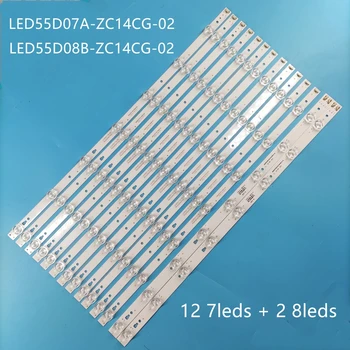 Noi 14 BUC/set de Fundal cu LED strip pentru LT-55C550 LED55D08B-ZC14CG-02 LED55D07A-ZC14CG-02 30355008225 30355007206 LED55D8 LED55D7
