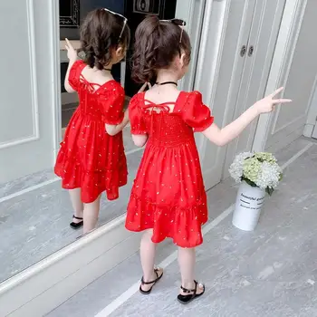Noi 2021 Copii coreeană Rochii de Vara 12 Îmbrăcăminte pentru Copii 11 Fete Haine 10 Elegante de Moda Rochie de 8 Copii 7 6 5 Ani