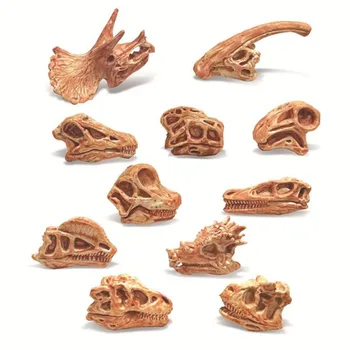Noi Copii științele Educației Jucării Simulat Dinozaur Mic Craniu Modele Schelet de Dinozaur Favorite Ornamente Figurine Cadou