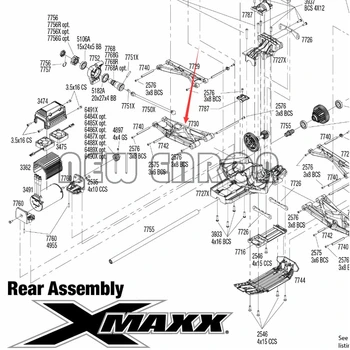 NOI ENRON 2P Aluminiu Suspensie Brate Inferioare Dreapta, din Față Sau din Spate #7730 #7731 Pentru RC 1/5 Traxxas X-Maxx XMaxx 77076-4 77086-4