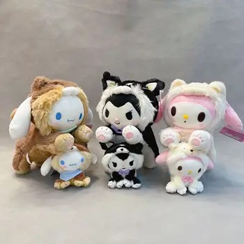 Noi Kawaii Jucărie de Pluș Cinnamoroll Melodia Mea Kuromi Papusa Cosplay Shiba Inu Câine Serie Moale de Pluș Jucărie pentru Fete, Cadouri de Ziua de nastere