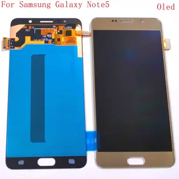 Oled Pentru samsung galaxy note 5 n920 N920t n920i N920g/DS n920G ecran lcd digitizer touch sticlă set complet
