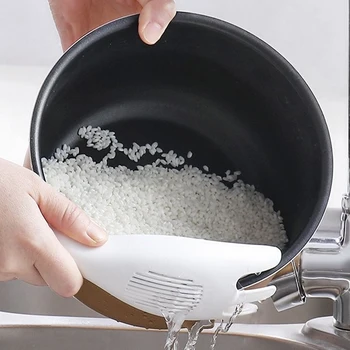 Orez Mașină De Spălat Bucătărie Multifuncțional De Orez Spălat Lingura Orez Spălare Gadget Picurator De Uz Casnic Orez Mașină De Spălat