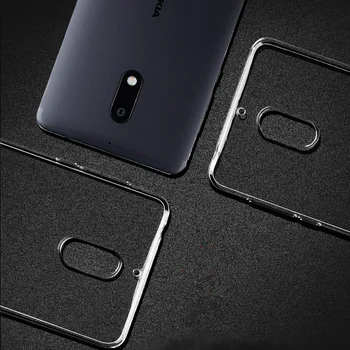 Original Ultra Subțire Cazuri Moale pentru Nokia 3.1 2018 5.2 inch Caz Acoperire TPU Silicon Transparentă Subțire Telefon Înapoi Gel Nokia3.1