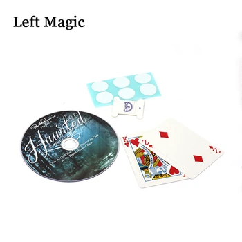 Paul Harris Bântuit 2.0 (DVD+Truc) Trucuri Magice Fantoma Muta Carte de Joc de Poker Recuzită Magie Close-Up Etapă Teroare, Groază, Magie