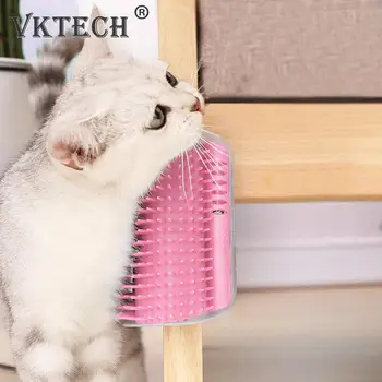Pisica Auto Frizer Perie Pet Intretinere Consumabile de Îndepărtare a Părului Pieptene Pisoi Perete Colț de Masaj Pieptene cu Gâdilat Pieptene Cat Scratcher