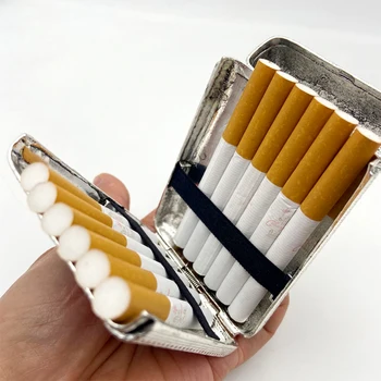 Portabil de Mână-Sculptate Retro de Metal tabachera pentru 14 Țigări Șepci Shelby Același Stil Cutie Accesorii de Fumat