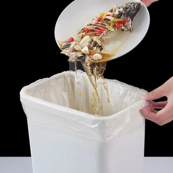 Porumb biodegradabil uz casnic, saci de gunoi clasificate de toaletă de unică folosință curățarea bucătărie saci de gunoi, pungi de plastic mai gros rupe