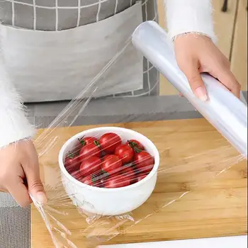 Practic Bucătărie Unică folosință se Agață de Film Pungă de Plastic de Etanșare Fructe, Legume Proaspete-păstrarea Folie de Film Alimentar Capacul Folie Film