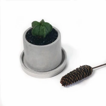 Pătrat Rotund-Matrite De Silicon Cupa Cactus Ghiveci Pătrat Rotund Mucegai Silicon Lut Ceramică Artizanat Turnare Beton Cupa Mucegai