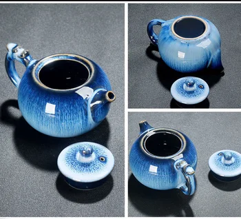 Rafinat Stele glazura ceainic 250ml Ceramice Kung Fu ceainic ceainic teaset ceainic de portelan tradițională chineză Teaware