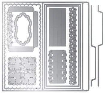 Render final de Tăiere de metal Moare card de Scrapbooking Stencil Taie Muri Pentru DIY Card de Artizanat lucrate Manual