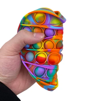 Se Frământa Reliver Stres Jucarii Bubble Curcubeu Jucării Antistres Simplă Gropiță Senzoriale Jucărie Pentru A Calma Autism Transport Gratuit