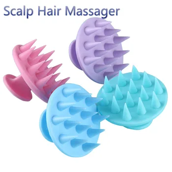 Silicon sampon de par de pe scalp masaj sampon, pieptene de masaj baie perie de masaj scalp masaj parul duș perie pieptene instrument de îngrijire